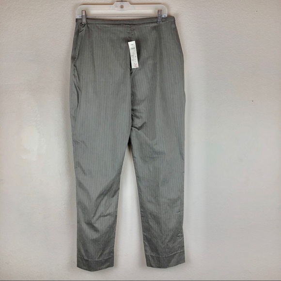 Cache Capri Pants Pinstripe Grey Dress - Picture 4 of 7